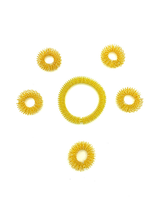 Set Akupressurarmband + 5 Akupressurringe - Skillworld