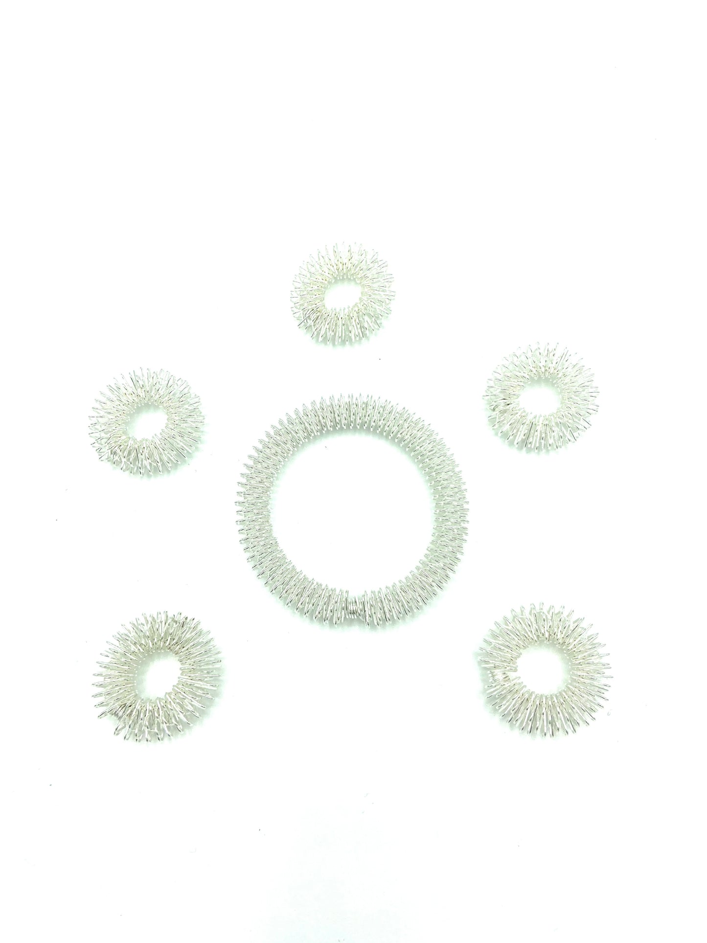 Set Akupressurarmband + 5 Akupressurringe - Skillworld