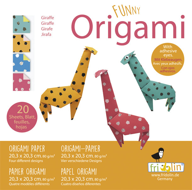 Funny Origami / 20 Blatt (20,3 x 20,3cm) - Skillworld