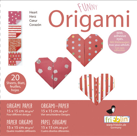 Funny Origami / 20 Blatt (15 x 15cm) - Skillworld