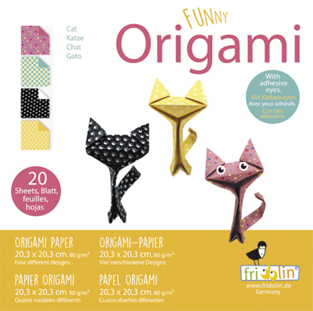 Funny Origami / 20 Blatt (20,3 x 20,3cm) - Skillworld
