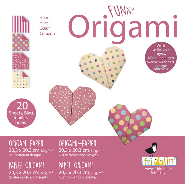 Funny Origami / 20 Blatt (20,3 x 20,3cm) - Skillworld